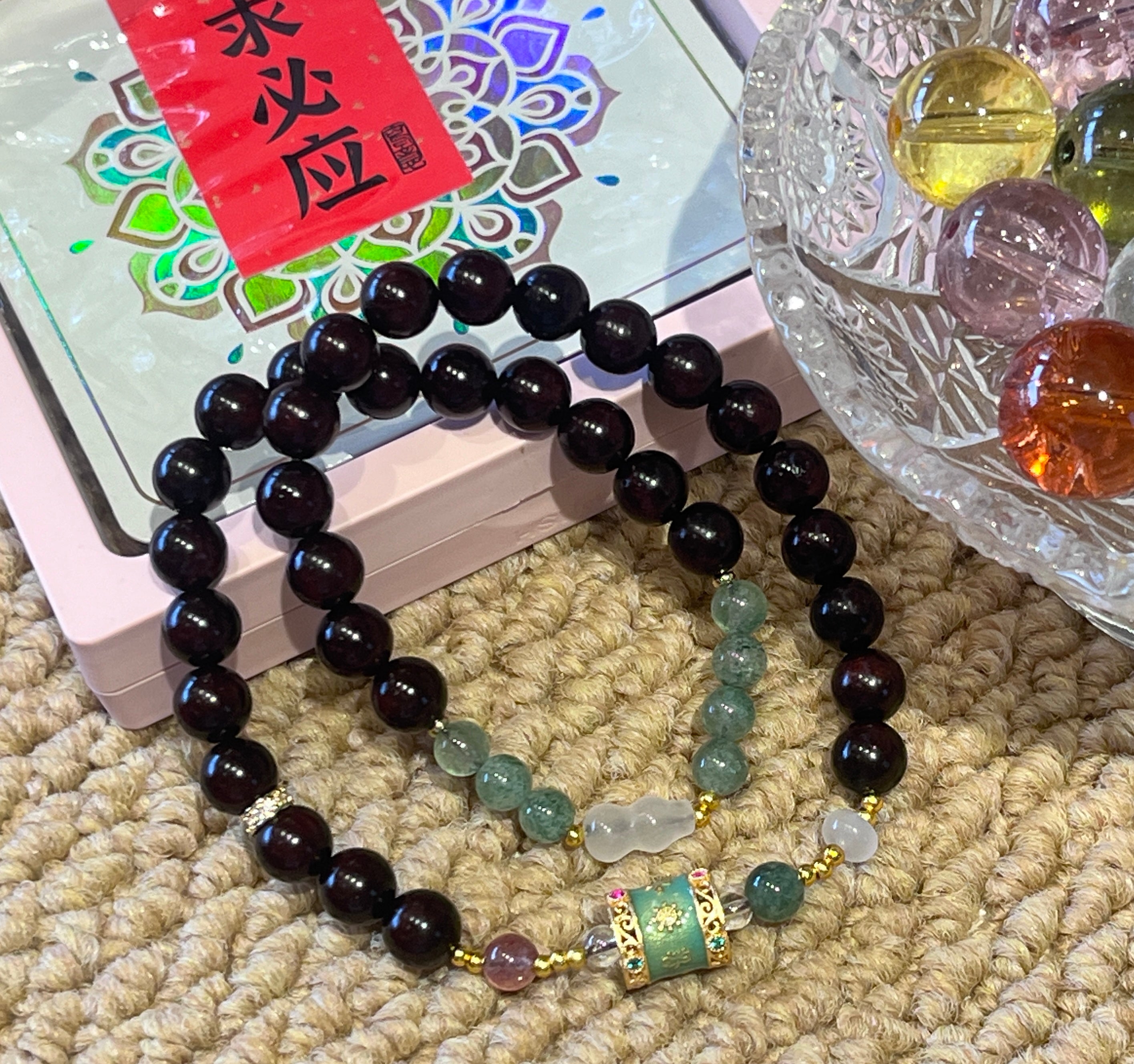 Prosperity Guardians Red Sandalwood Bracelet