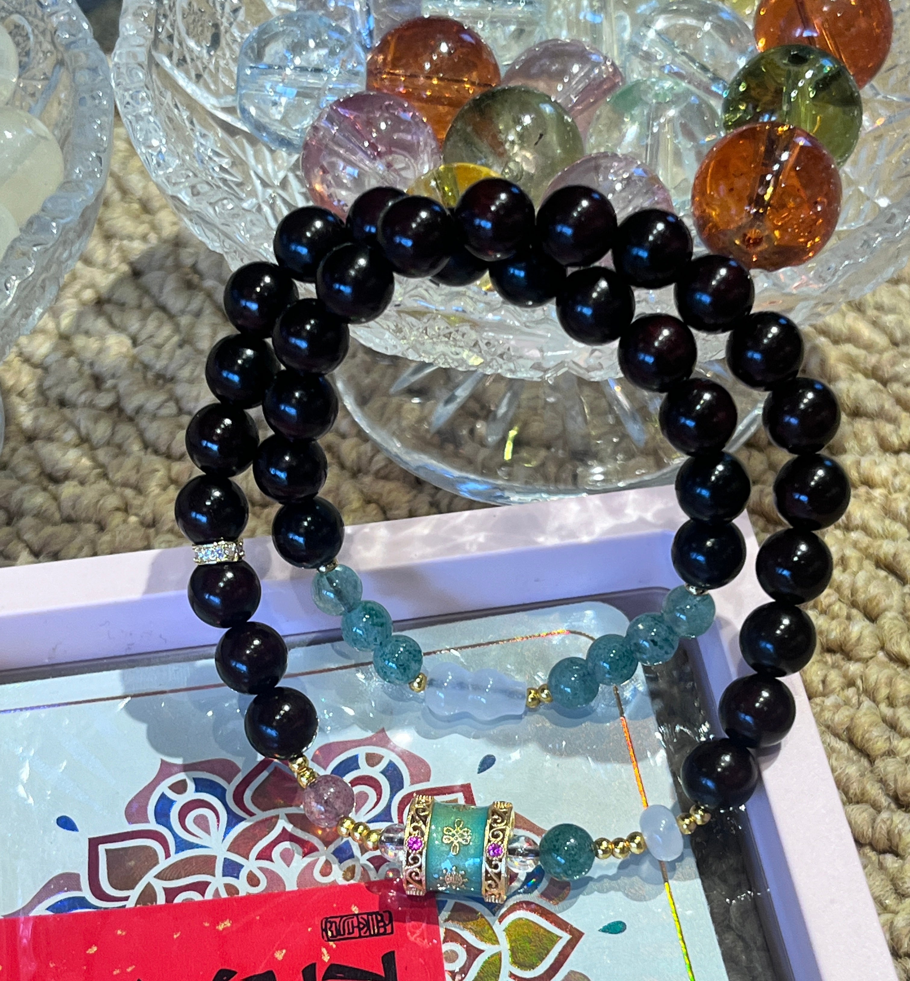 Prosperity Guardians Red Sandalwood Bracelet