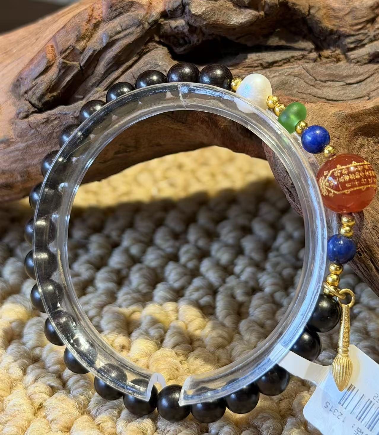 Grounded Moment Beaded Blessing Bracelet – Image 3