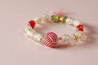 Double Blessings Red Sandalwood & Jade Bracelet