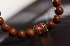 Six Paramitas Wood & Mantra Bracelet – Image 2