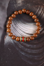 Six Paramitas Wood & Mantra Bracelet – Image 4