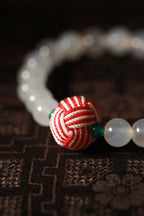 Obsidian Veil Dragon Vein Agate Bracelet – Image 3