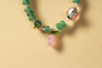 Emerald Glaze Green Jade & Enamel Bracelet – Image 2