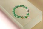 Emerald Glaze Green Jade & Enamel Bracelet – Image 4