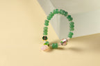 Emerald Glaze Green Jade & Enamel Bracelet – Image 5