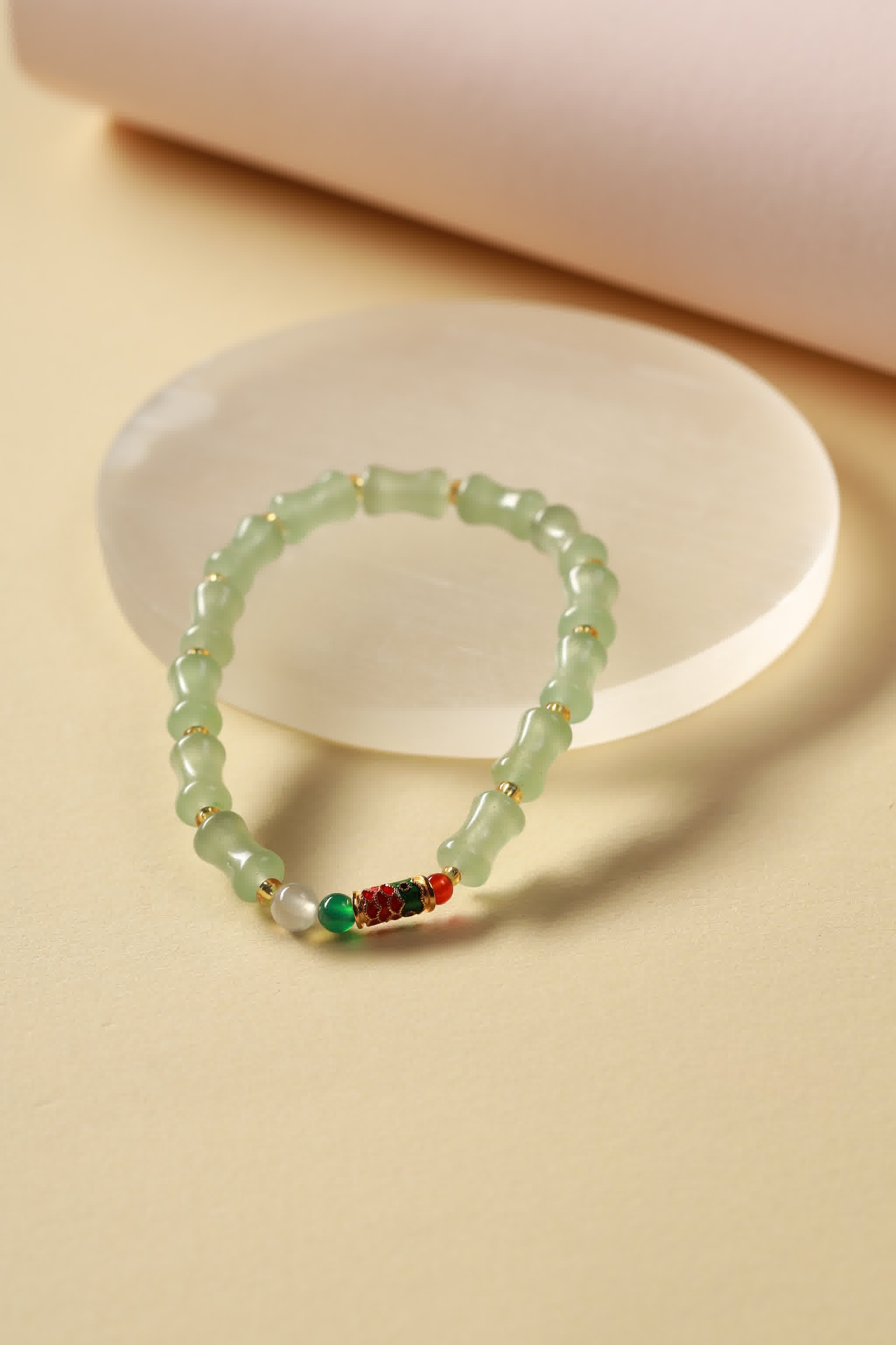Lucky Koi Tri-Color Agate Fortune Bracelet