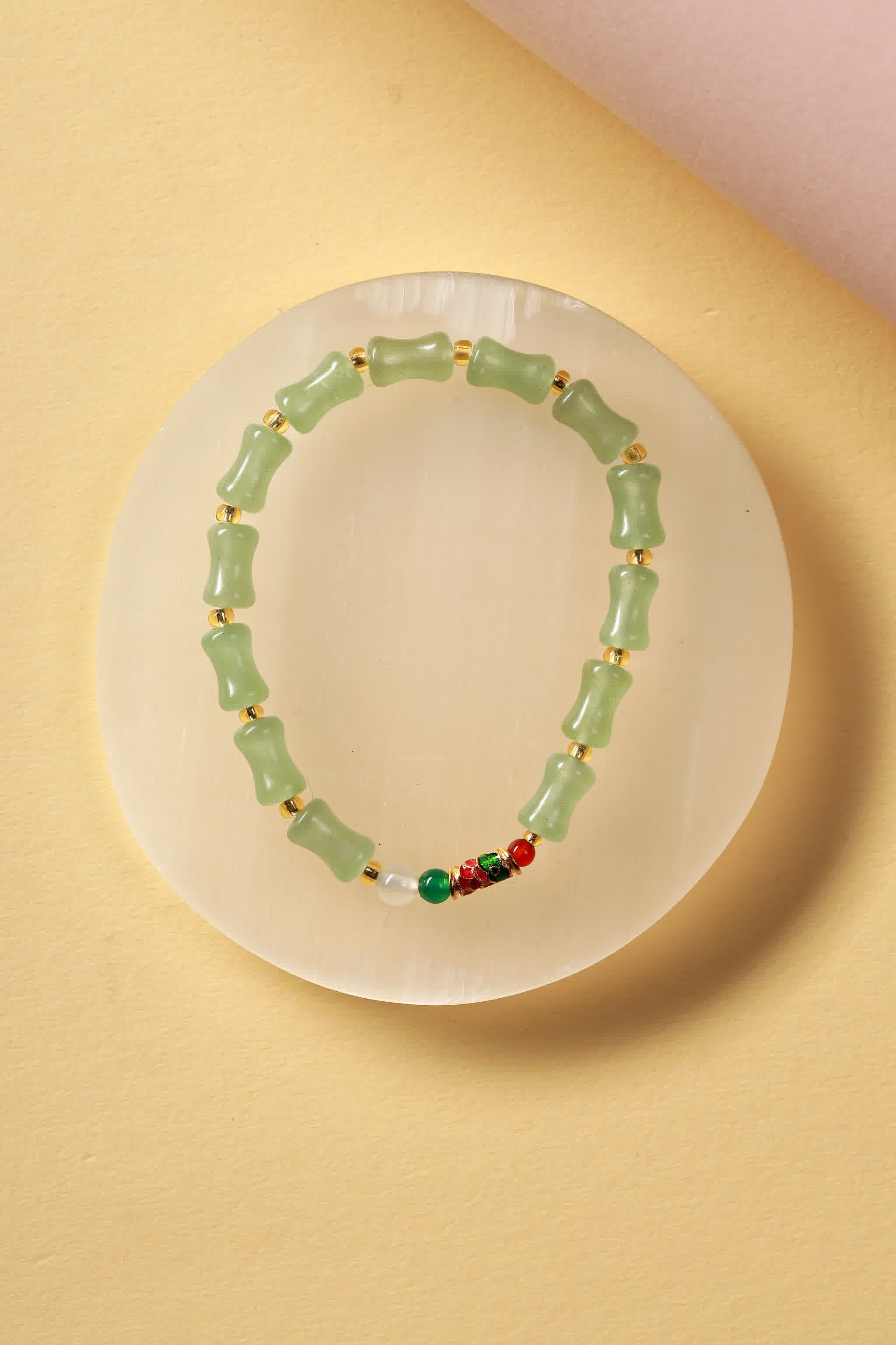 Lucky Koi Tri-Color Agate Fortune Bracelet