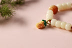 Lotus Serenity White Jade Bodhi Bracelet – Image 2