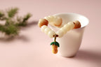 Lotus Serenity White Jade Bodhi Bracelet – Image 4