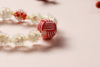 Double Blessings Red Sandalwood & Jade Bracelet – Image 4
