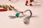 Colorful Woven Tassel Charm with Red Tag — product image 5
