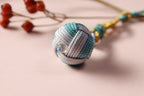 Blue Woven Tassel Charm — product image 2