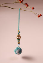 Blue Woven Tassel Charm — product image 3