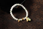 Double Blessings Green Jade Fortune Bracelet – Image 2