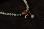 Dunhuang Radiance Green Jade Multi-Loop Bracelet – Image 5