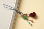 Golden Harvest Red Sandalwood & Jade Bracelet – Image 4