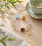 Meaningful Path Beaded Bracelet - studio image