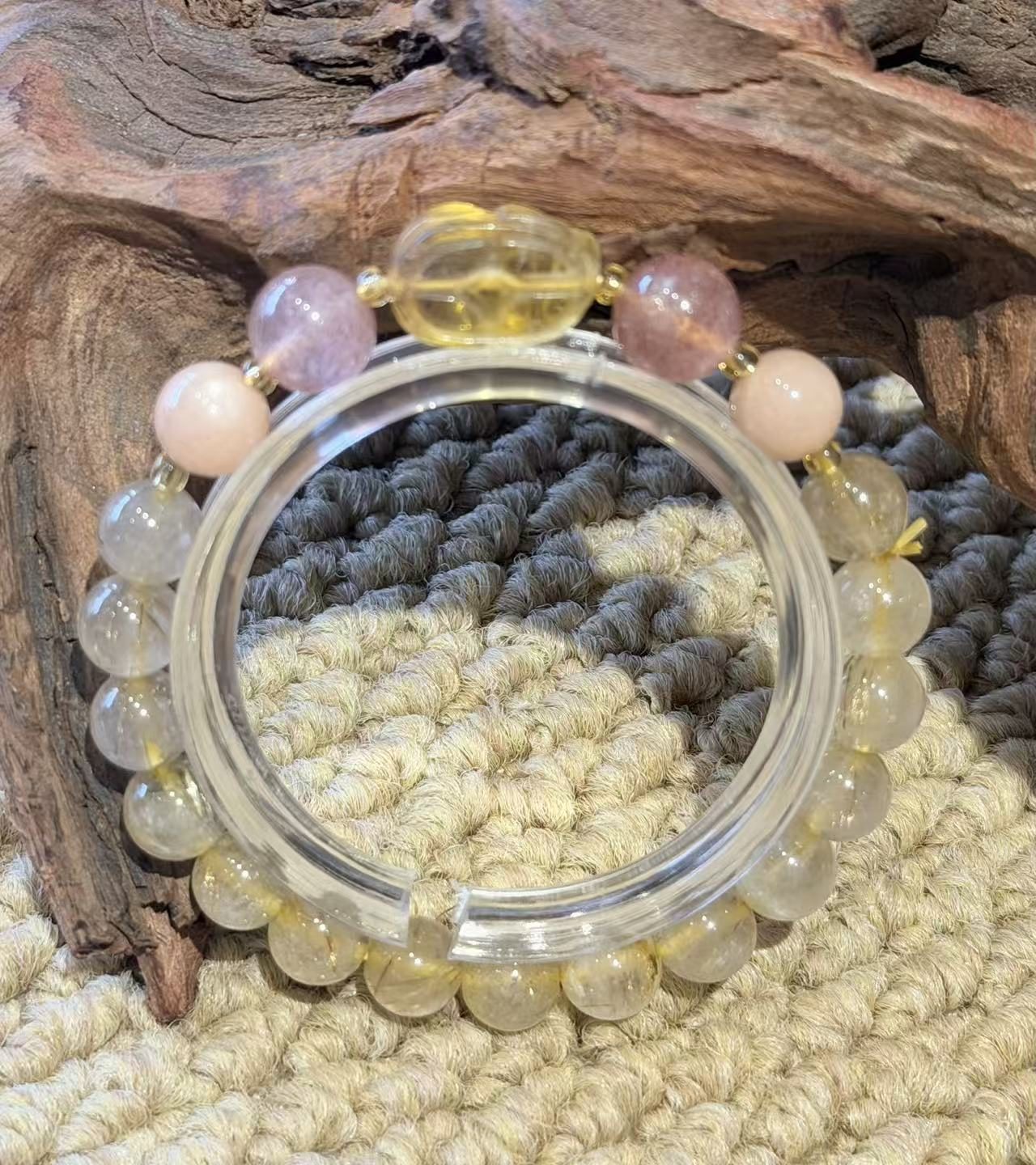Peaceful Path Beaded Blessing Bracelet – Image 2