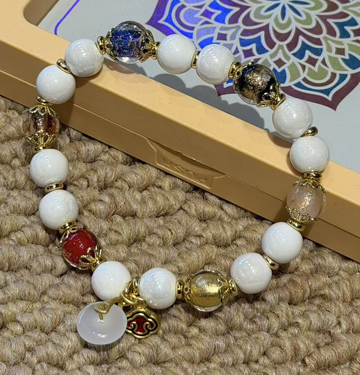 Serene Journey Beaded Blessing Bracelet – Image 1