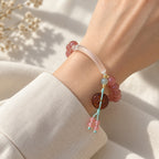 Gentle Path Beaded Blessing Bracelet - studio image