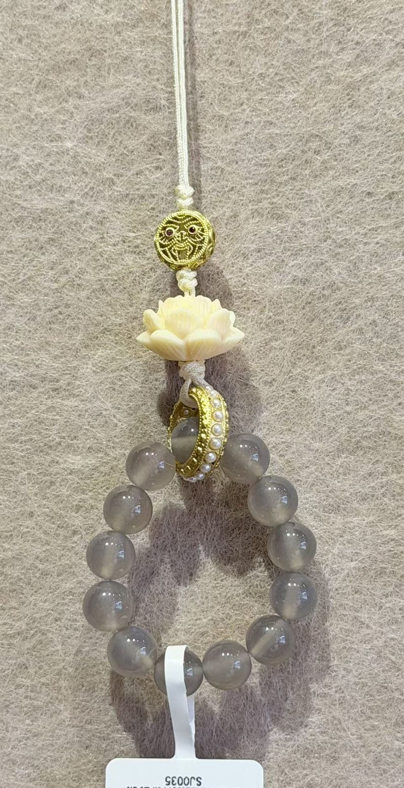 Grounded Heart Beaded Blessing Bracelet – Image 1