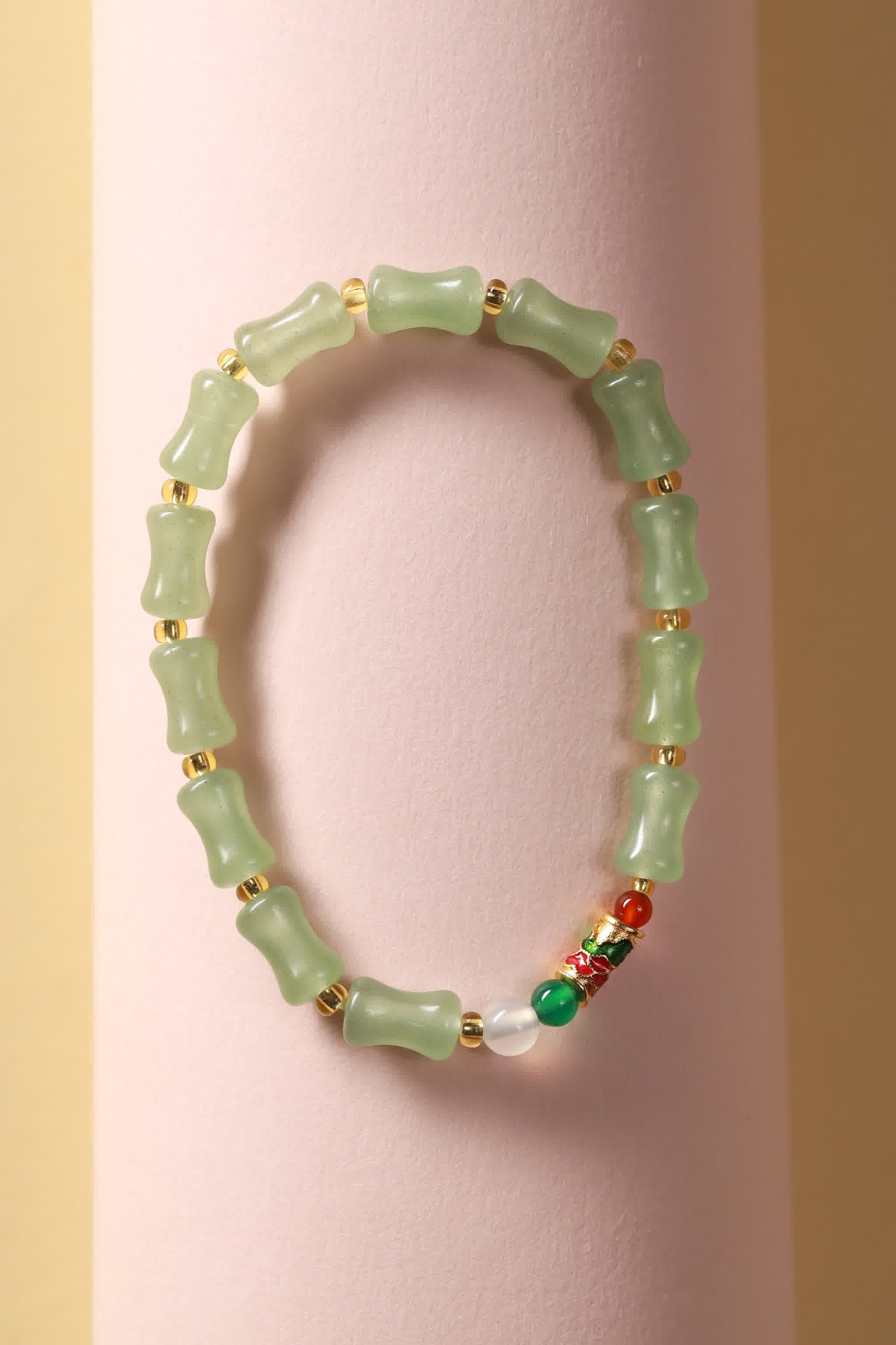 Lucky Koi Tri-Color Agate Fortune Bracelet