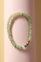 Lucky Koi Tri-Color Agate Fortune Bracelet – Image 2