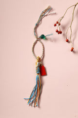 Wisdom & Ascent Cinnabar Prayer Wheel Charm