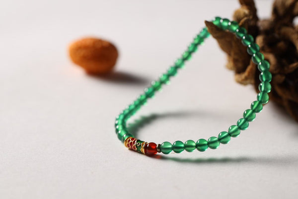 Gelang Agate Hijau 40 Manik | Hadiah Penuh Perhatian