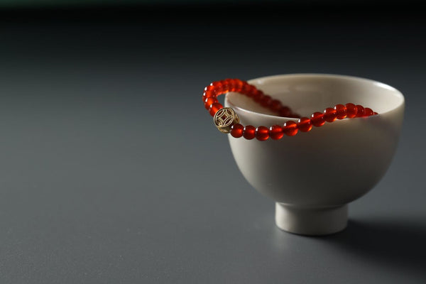 Steady Red Agate Bracelet | Meaningful Gift