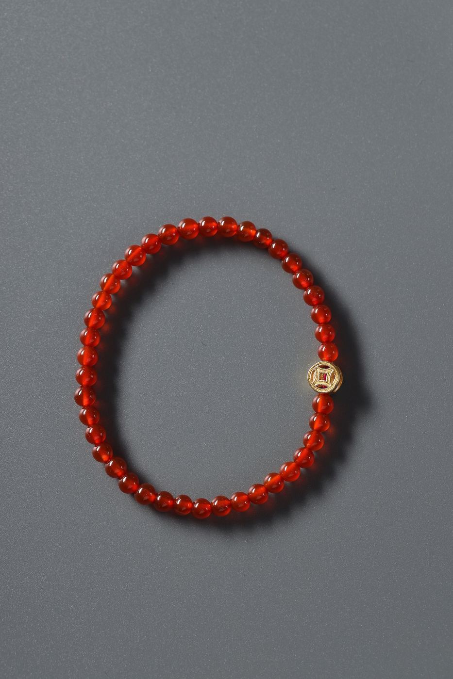 Red Agate Blessing Bracelet - SCHMN0007