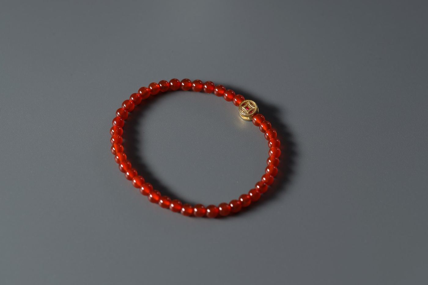 Red Agate Blessing Bracelet - SCHMN0007
