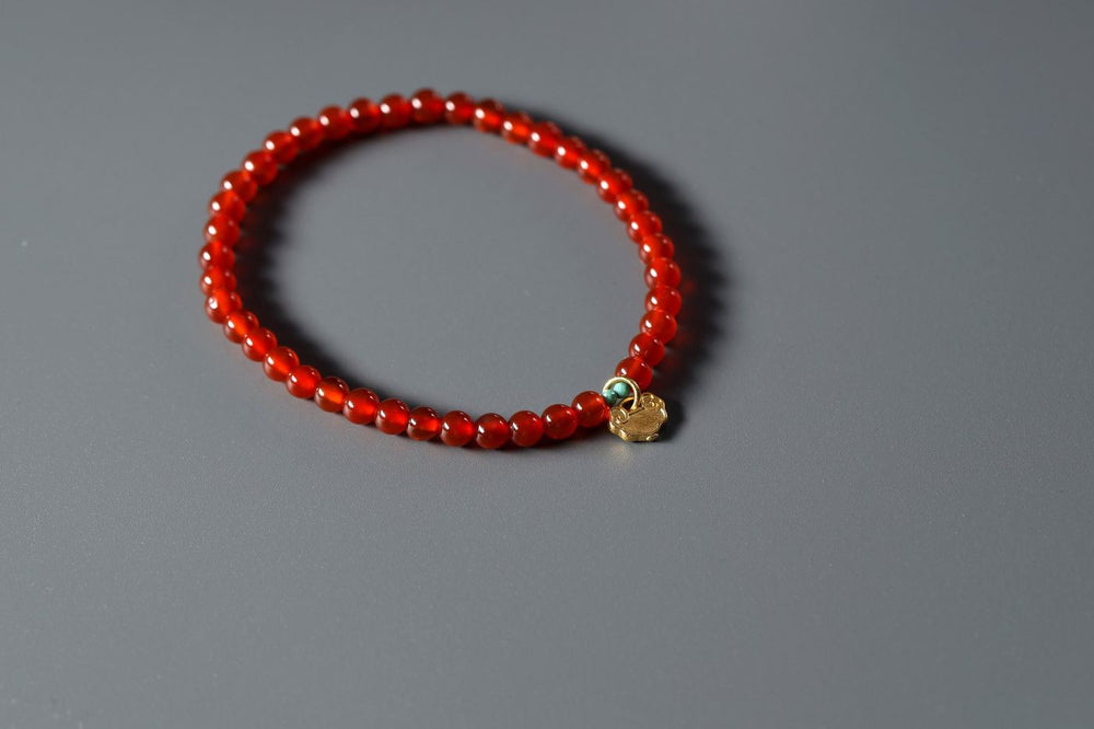 Red Agate Blessing Bracelet - SCHMN0008