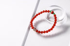 Red Agate Blessing Bracelet - SCHMN0011