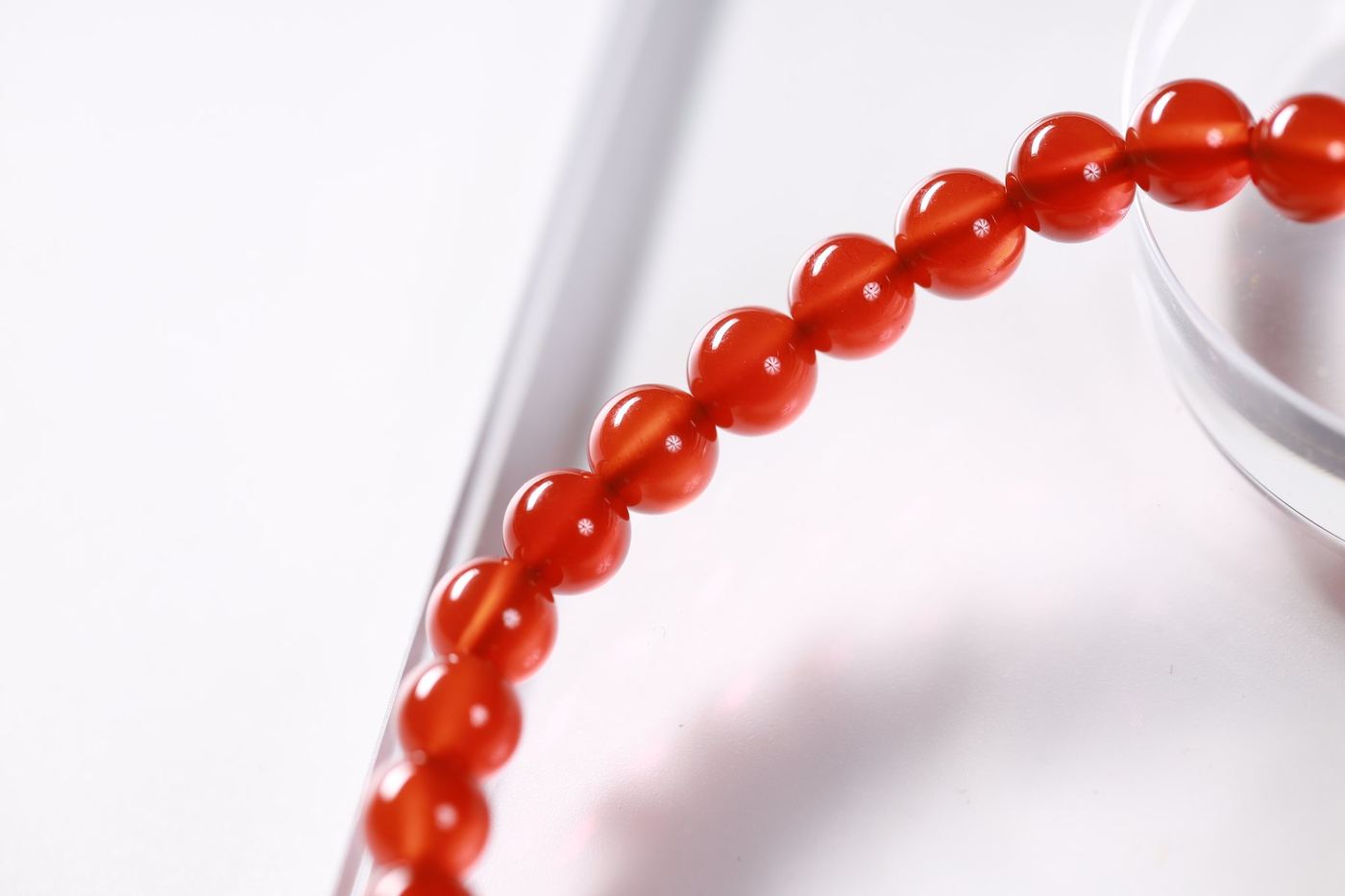 Red Agate Blessing Bracelet - SCHMN0013