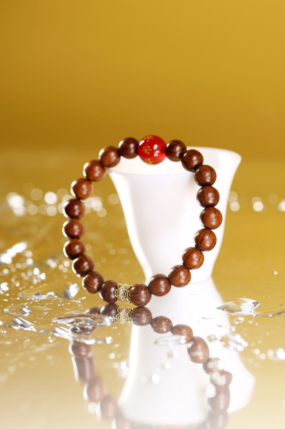 Six Path Wood Blessing Bracelet - SCLDM0008