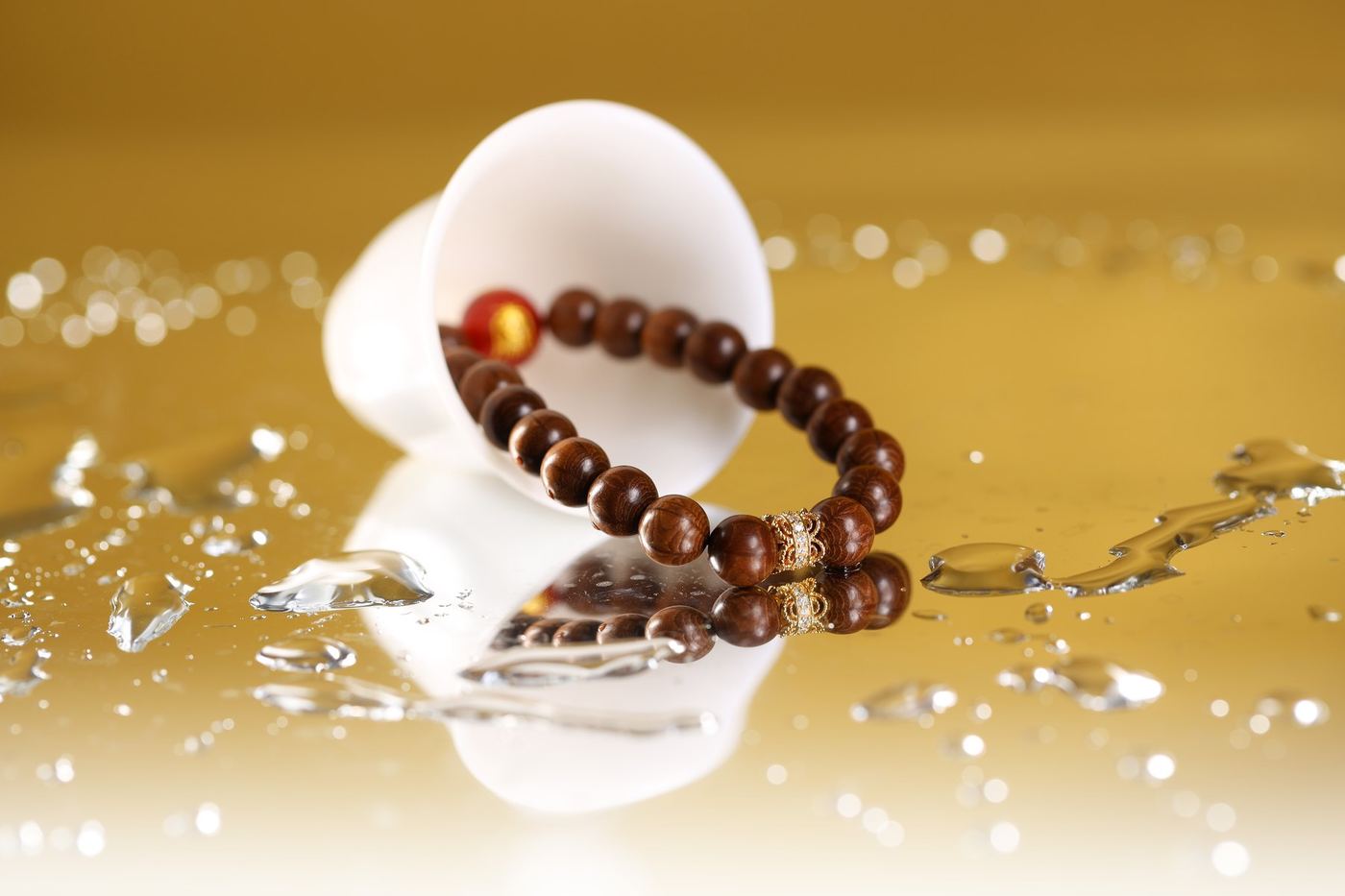 Six Path Wood Blessing Bracelet - SCLDM0008
