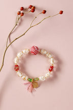 Double Blessings Red Sandalwood & Jade Bracelet – Image 6