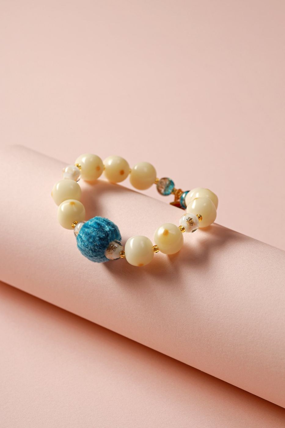 White Jade Bodhi Blessing Bracelet - SCPTG0009
