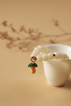 White Jade Bodhi Blessing Bracelet - SCPTG0015