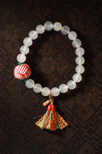 Obsidian Veil Dragon Vein Agate Bracelet – Image 6