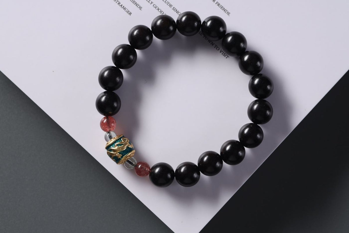 Purple Sandalwood Blessing Bracelet - SCZGT0040