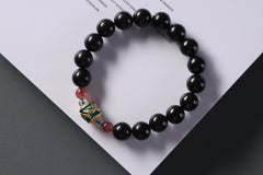 Purple Sandalwood Blessing Bracelet - SCZGT0040