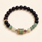 Black & Green Beaded Bracelet | Style XYZT0753 - product image 1