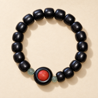 Blackwood Beaded Bracelet with Red Center Accent - product image 1