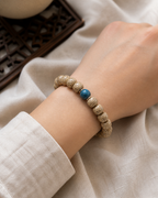 Golden Xingyue Bodhi Seed Bracelet with Blue Accent — product image 9