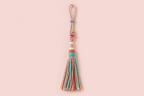 Colorful Woven Tassel Pendant Charm — product image 1