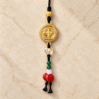 Chinese cultural hanging ornament on stone display