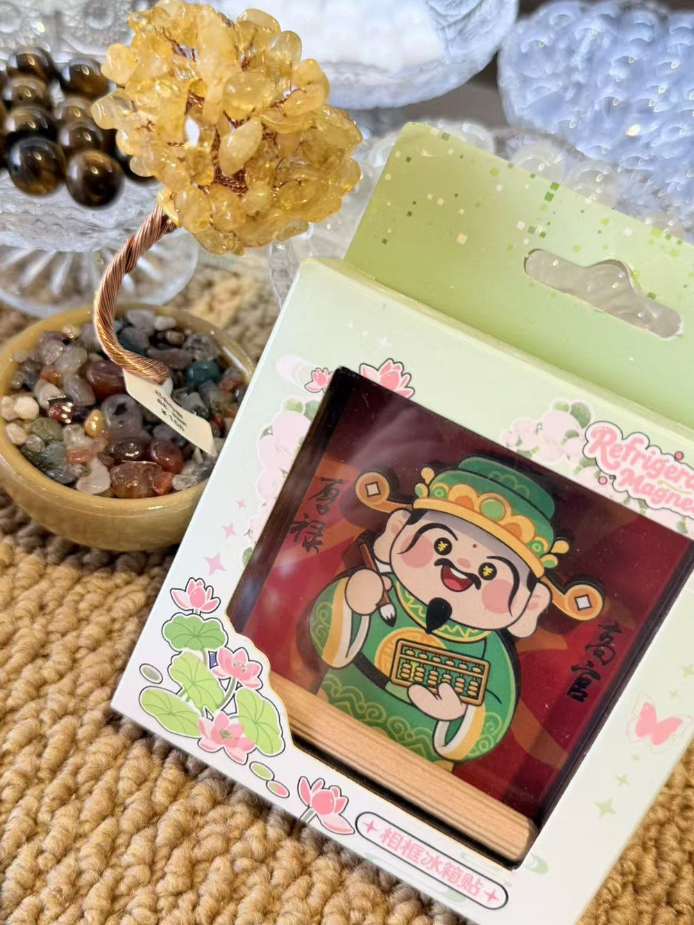 Serene Heart Cultural Keepsake Magnet – Image 3